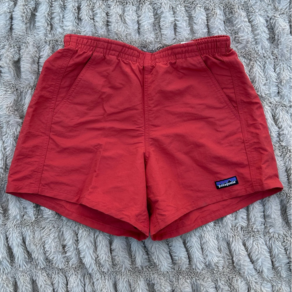 Patagonia Women's Athletic Shorts in Bright Red